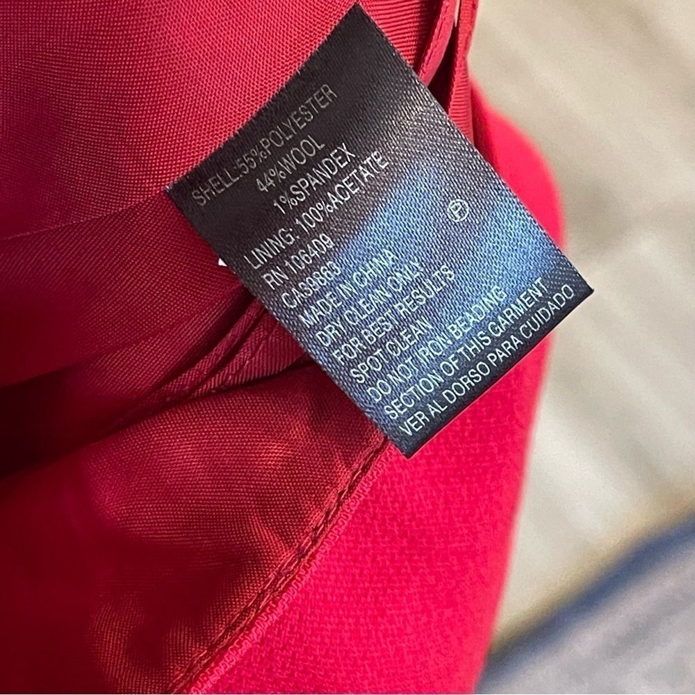 New! Antonio Melani Anita Sheath Dress Red Currant Size 4 Women’s Nwt 6890 - Picture 5 of 13